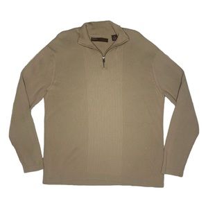 Men’s Perry Ellis Zip Collar Sweater - XL